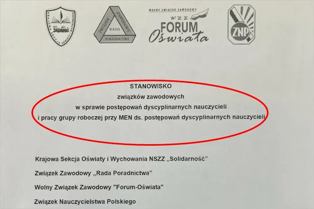 Zdjęcie Związki zawodowe nauczycieli co dają - poznaj korzyści i wsparcie